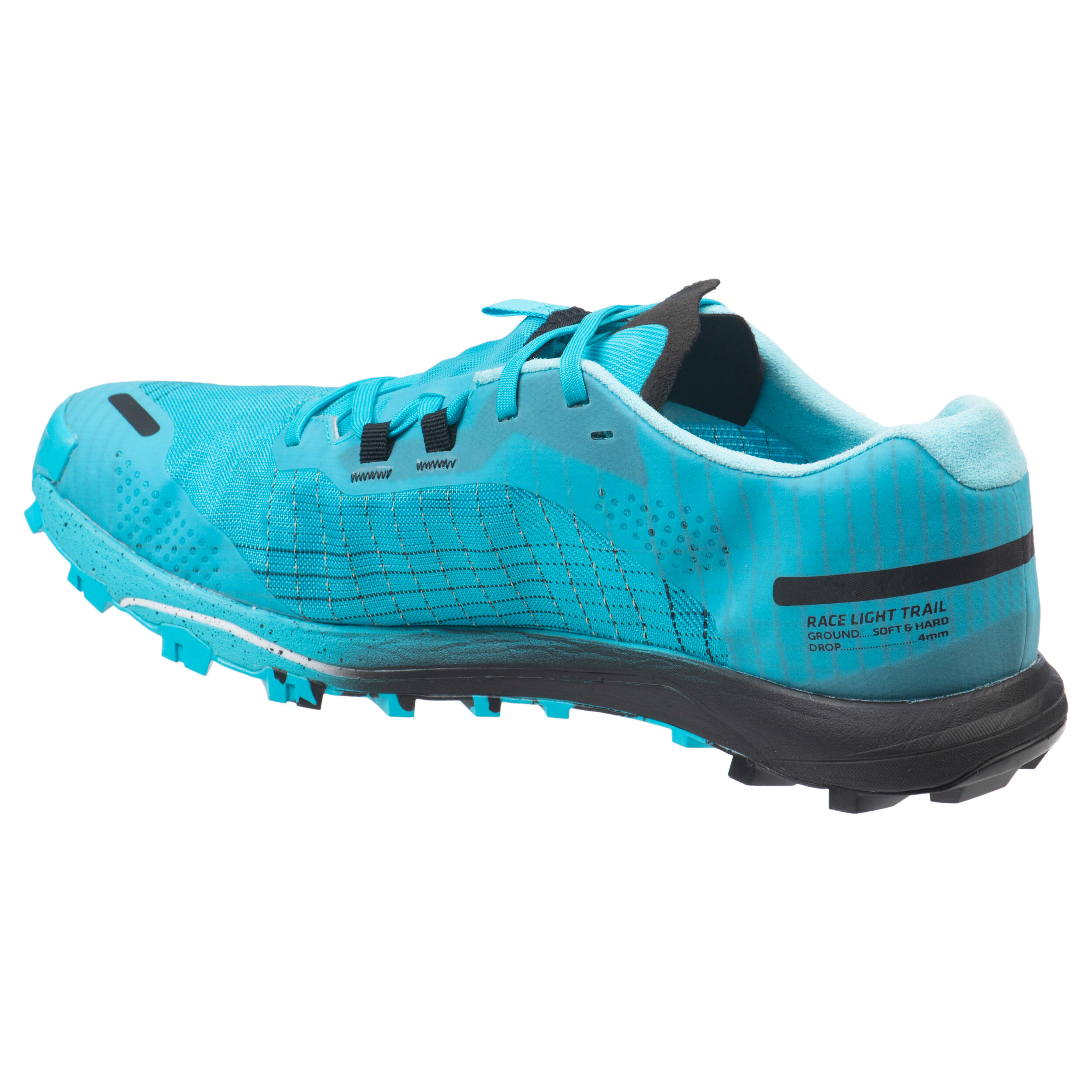 Race Light Men's Trail Running Shoes - sky blue and black 2/15