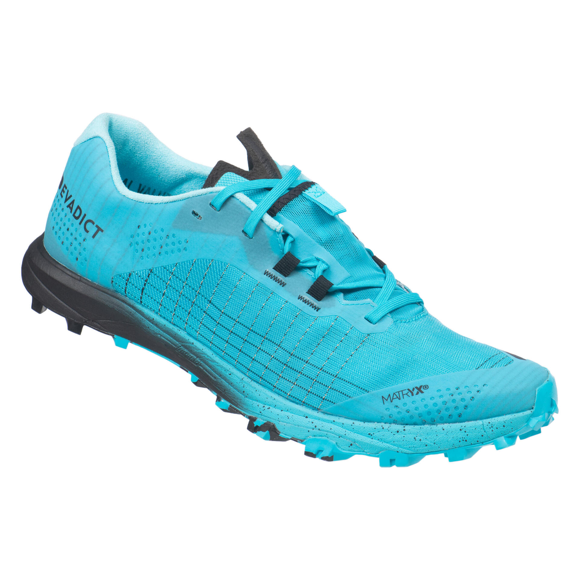 MEN'S TRAIL RUNNING SHOES EVADICT RACE LIGHT SKY BLUE AND BLACK