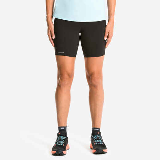 
      WOMEN'S TRAIL RUNNING EMBOSS TIGHT SHORTS - BLACK/BRONZE
  