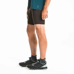 MEN'S TRAIL RUNNING TIGHTS EMBOSS - BLACK/BRONZE