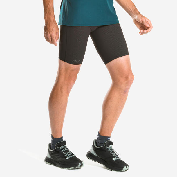 Men's Trail Running Short Tights - Black