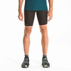 Mallas trail running cortas Hombre Emboss negro