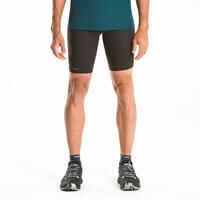 MEN'S TRAIL RUNNING TIGHTS EMBOSS - BLACK/BRONZE