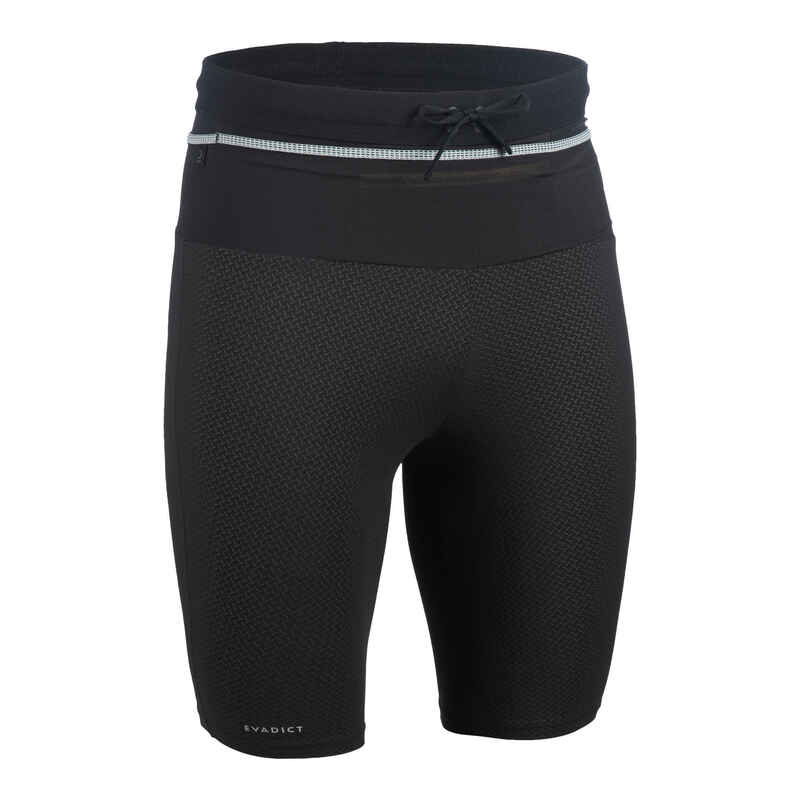 MEN'S TRAIL RUNNING TIGHTS EMBOSS - BLACK/BRONZE