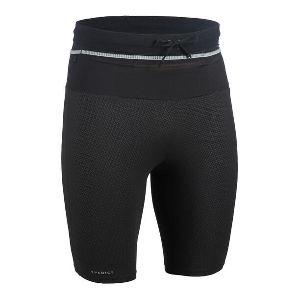 Men's Trail Running Short Tights Black
