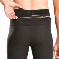 MEN'S TRAIL RUNNING TIGHTS EMBOSS - BLACK/BRONZE