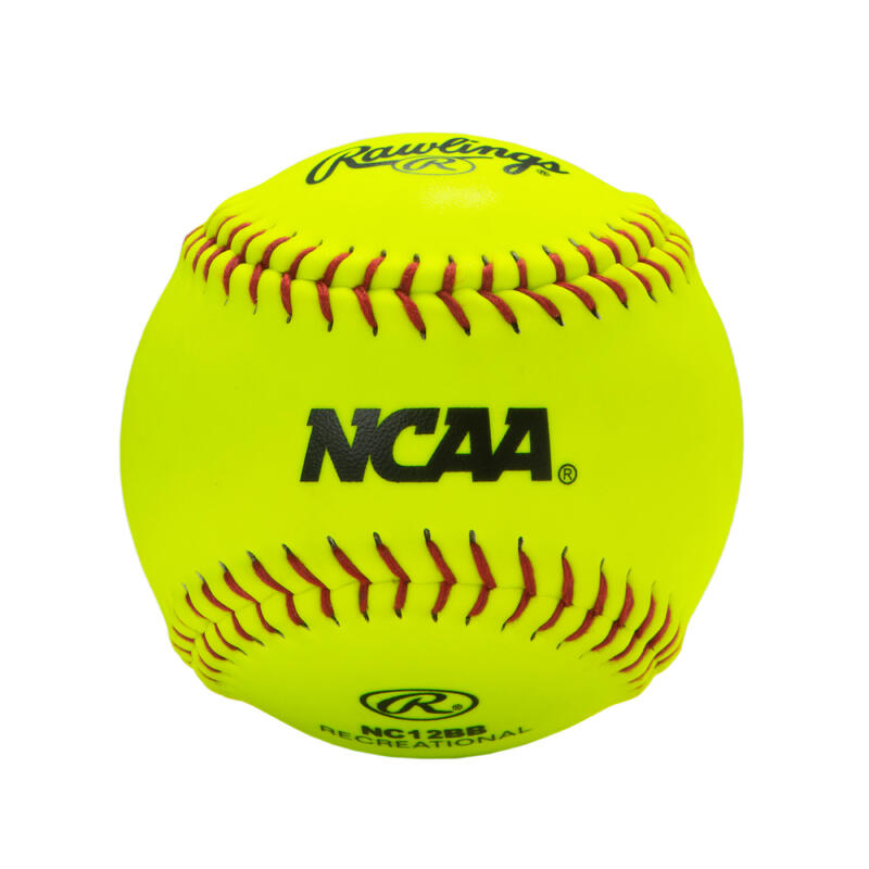 Balle de baseball - RAWLINGS NCAA 12" TRAINING jaune