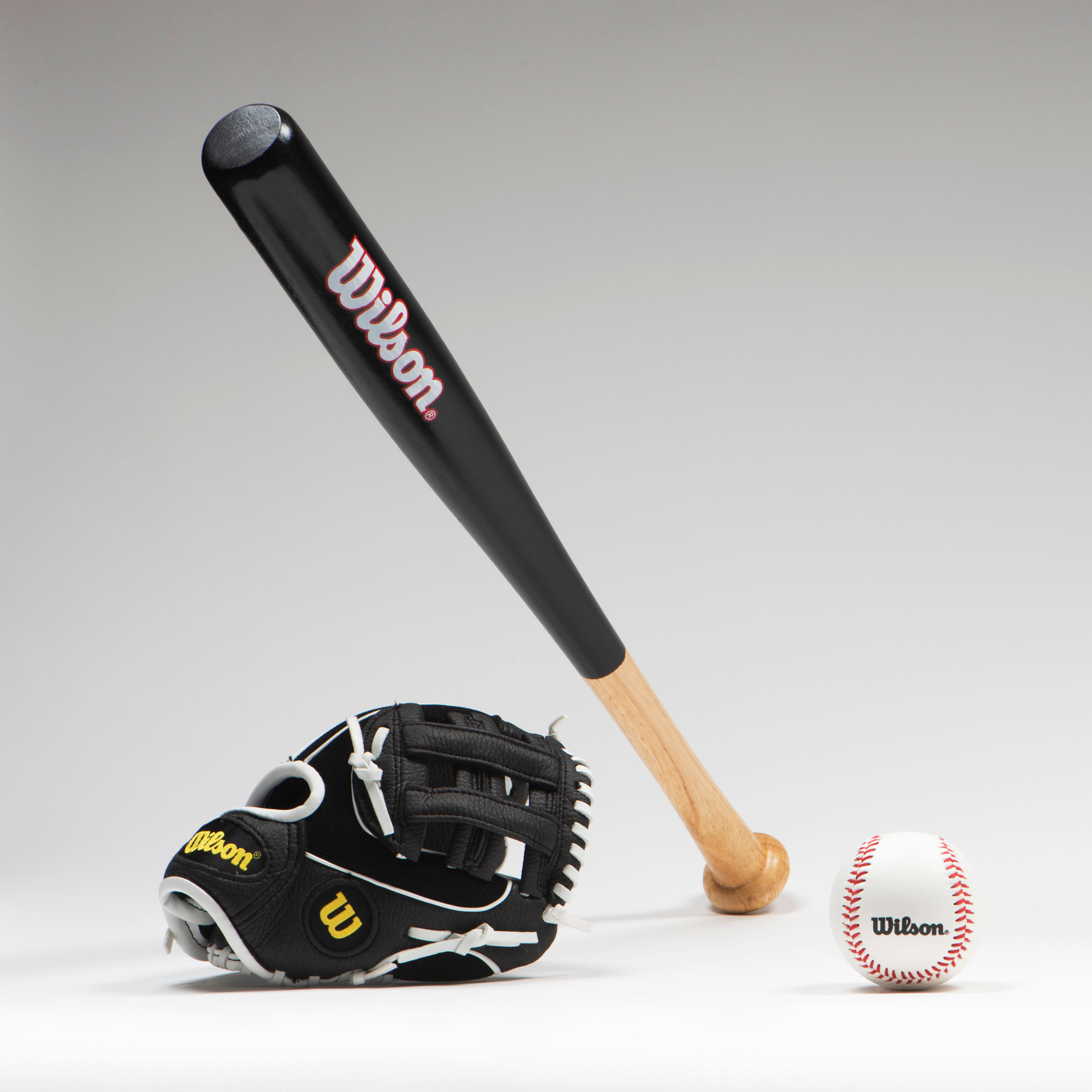 Kids' Baseball Set With Glove Ball and Bat (24") 2/5