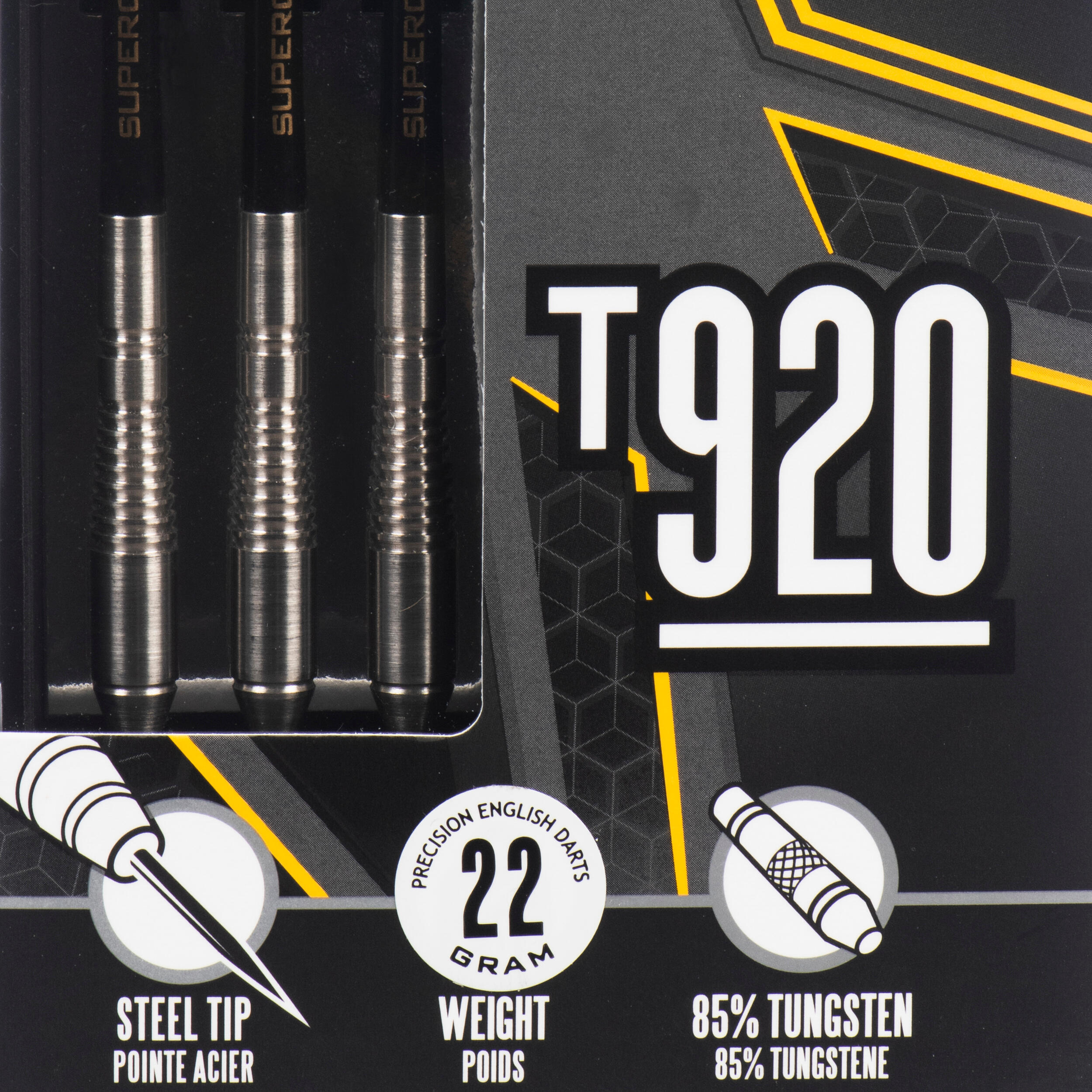 T920 Steel-Tipped Darts Tri-Pack 7/7