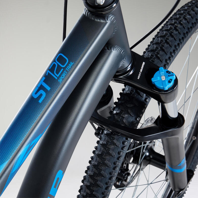 ST 120 27,5" Jant Mekanik Disk Fren Siyah/Mavi Dağ Bisikleti