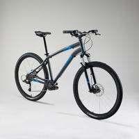 VÉLO VTT RANDONNEE ST 120 NOIR BLEU 27,5"