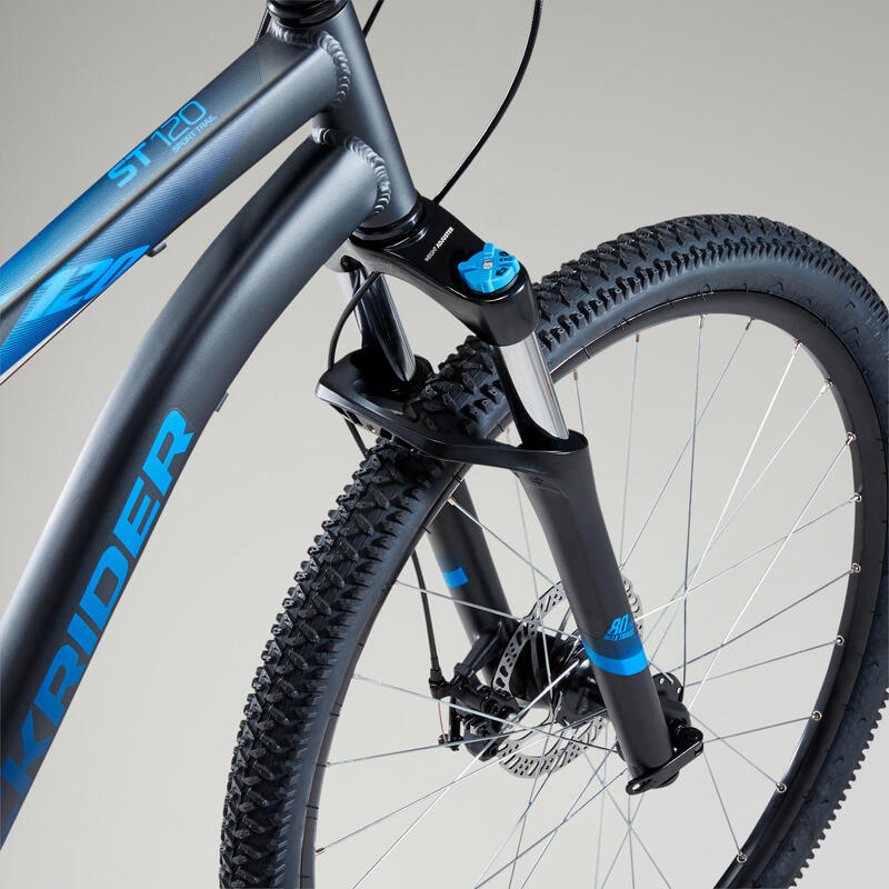 27.5-inch, 9-speed single-chainring mountain bike, black