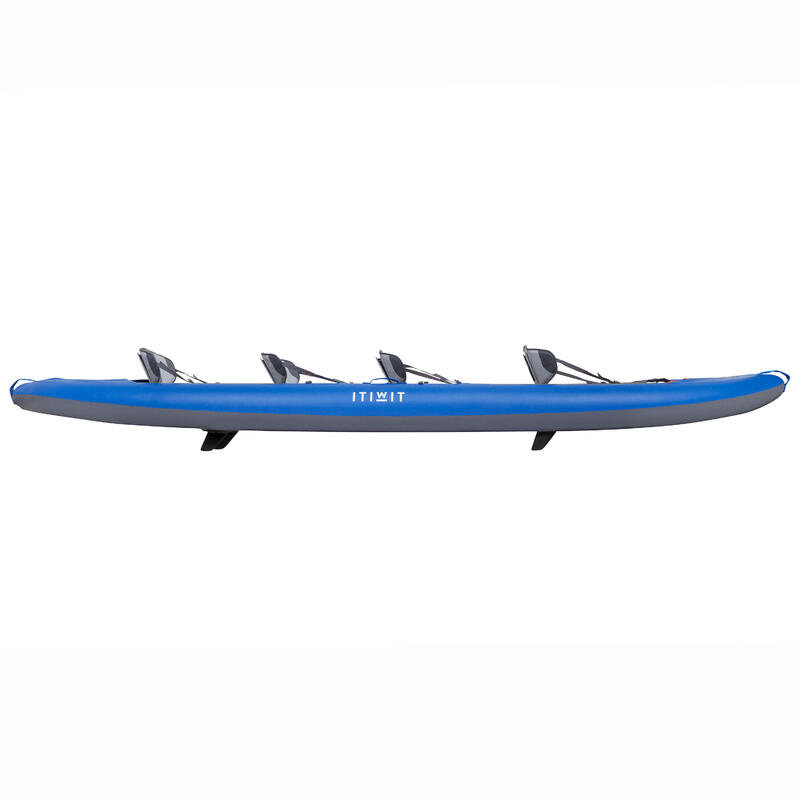 INFLATABLE 4-PERSON TOURING KAYAK X100+ HIGH-PRESSURE DROPSTITCH FLOOR