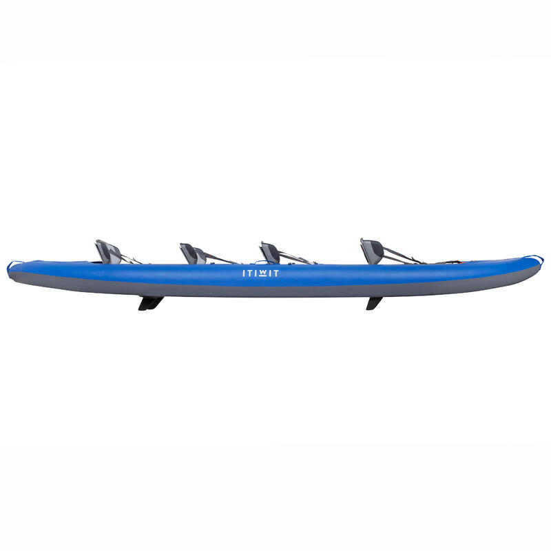 Kayak Canoa Hinchable Travesía X100+ 4 Plazas