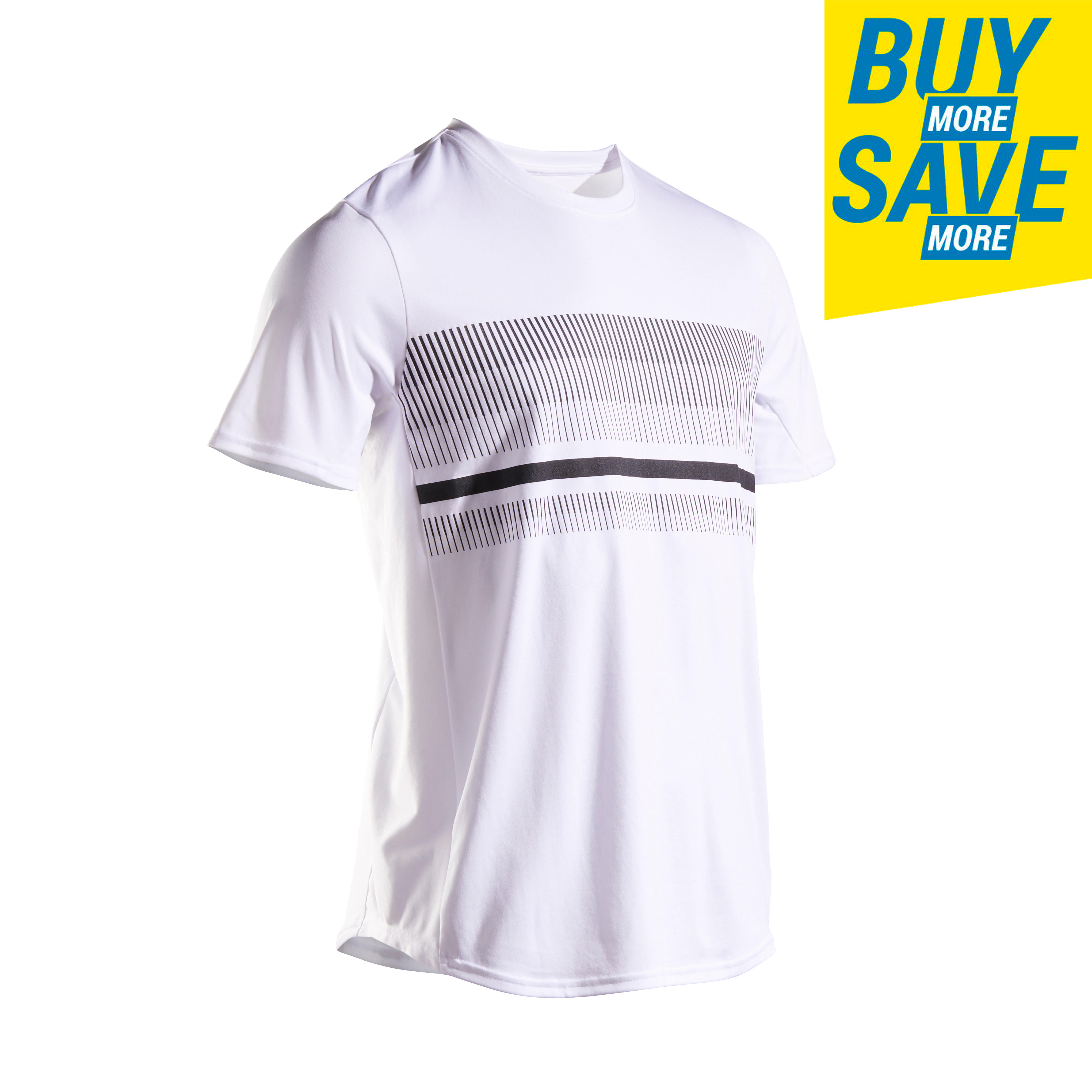 

Men's Tennis T-Shirt TTS100 - White -  By ARTENGO | Decathlon