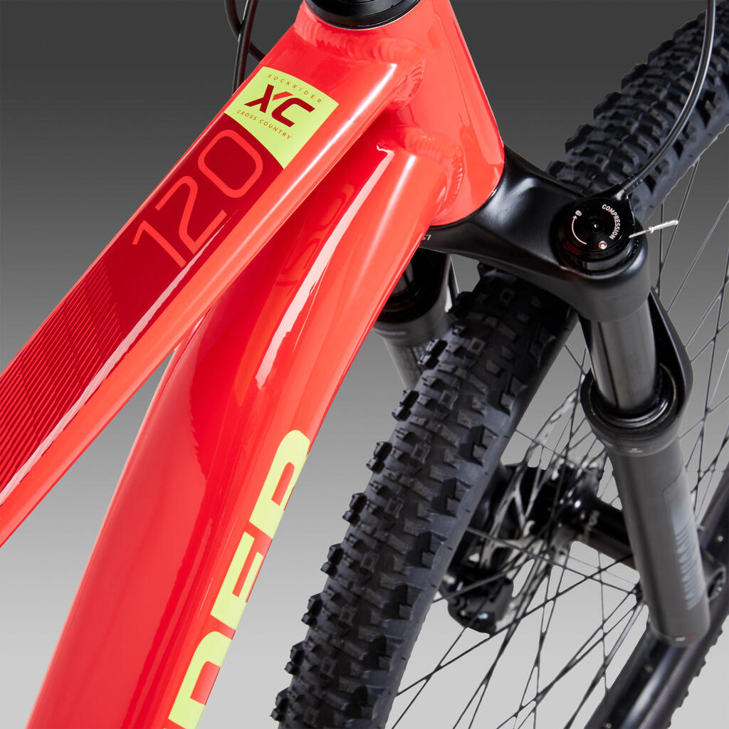 29 Inch MOUNTAIN BIKE ROCKRIDER XC 120 SRAM NX - RED