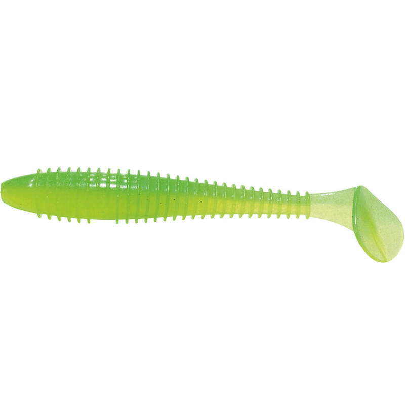 LEURRE SOUPLE PÊCHE AUX LEURRES FAT SWING IMP 2,8 LIME CHART