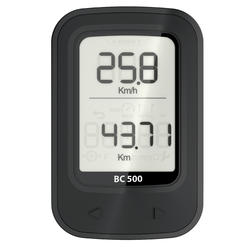 COMPTEUR VÉLO B'TWIN 500 SANS FIL NOIR