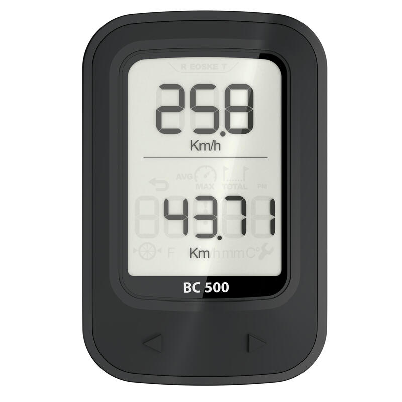 COMPTEUR VÉLO B'TWIN 500 SANS FIL NOIR