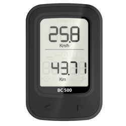 Wireless Bike Cyclometer 500 - Black