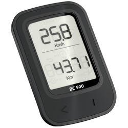 COMPTEUR VÉLO B'TWIN 500 SANS FIL NOIR