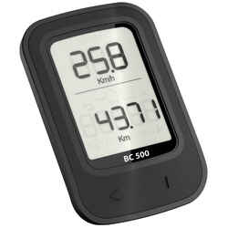 Wireless Bike Cyclometer 500 - Black
