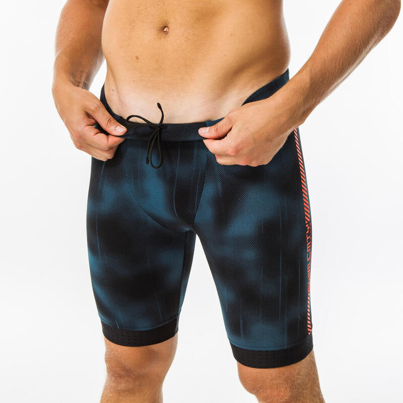 Badehose Jammer Herren - Fiti schwarz/türkis/orange