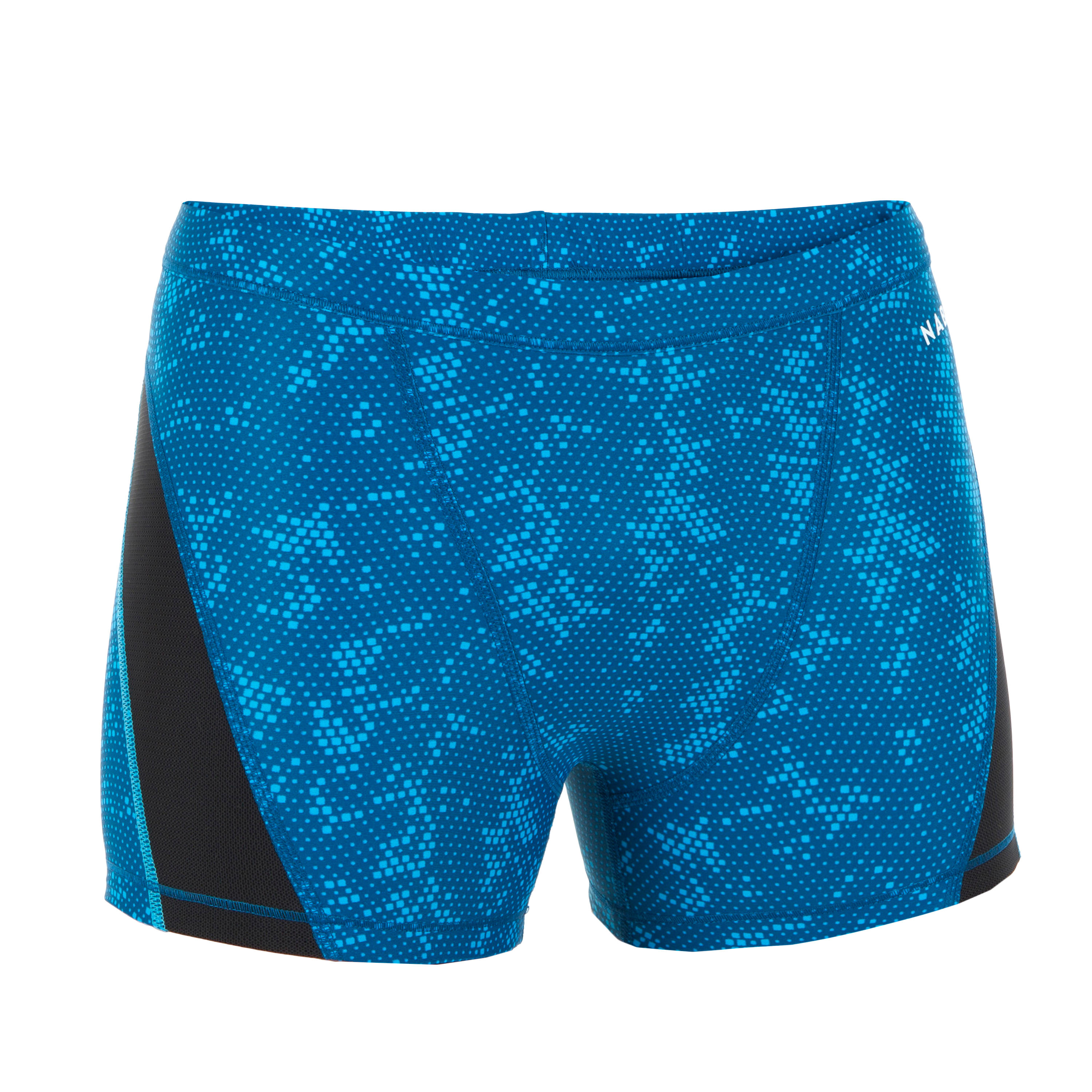 MEN'S STAB SWIM SHORTS-BLUE BLACK 2/6