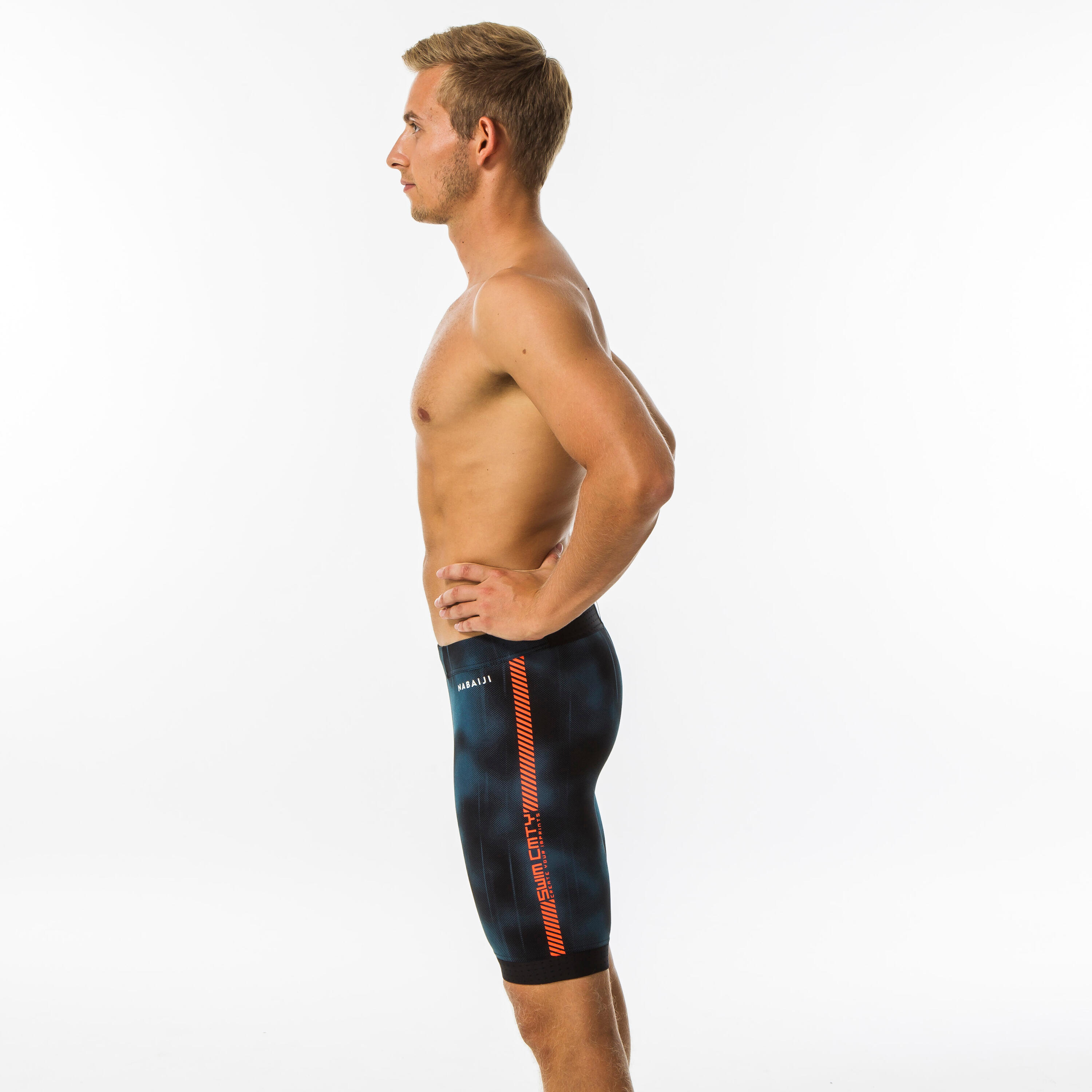 Swimming Jammer Fiti Black / Turquoise / Orange 7/10