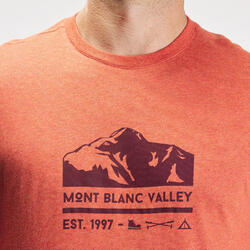 T-shirt montagna uomo NH500 grigia QUECHUA | DECATHLON