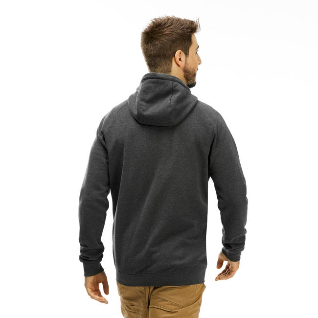 Men's Sweatshirt NH150 Hiking Hoodie - Grey