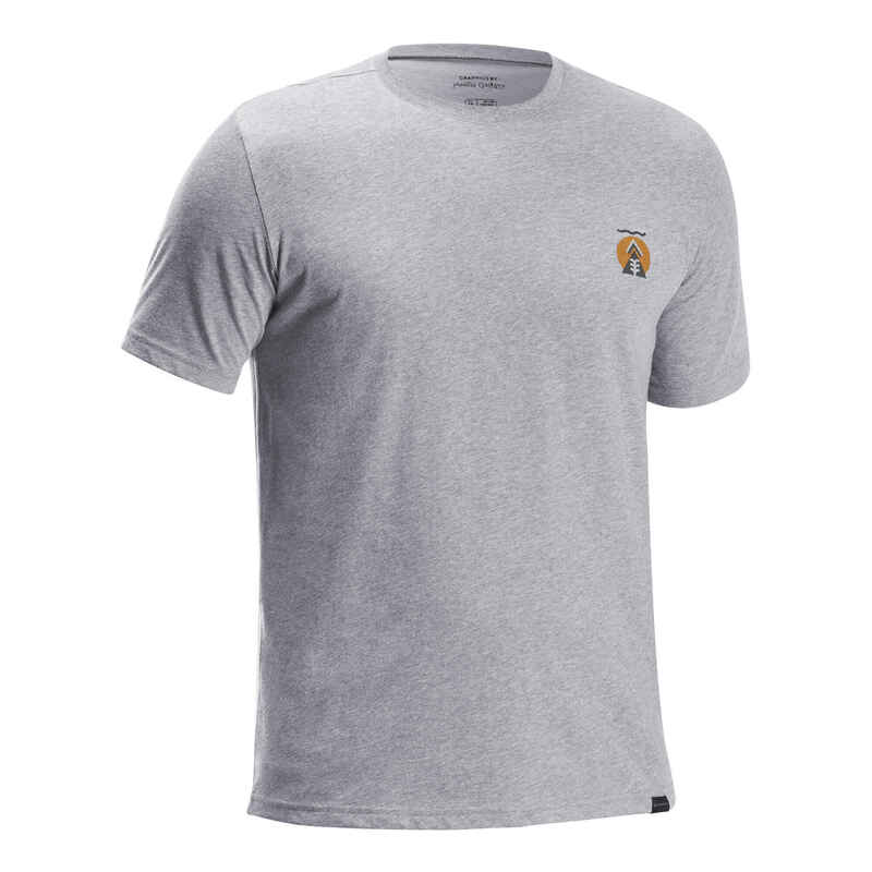 Wandershirt kurzarm Naturwandern NH500 Herren beige Wandershirt kurzarm Naturwandern NH500 Herren beige