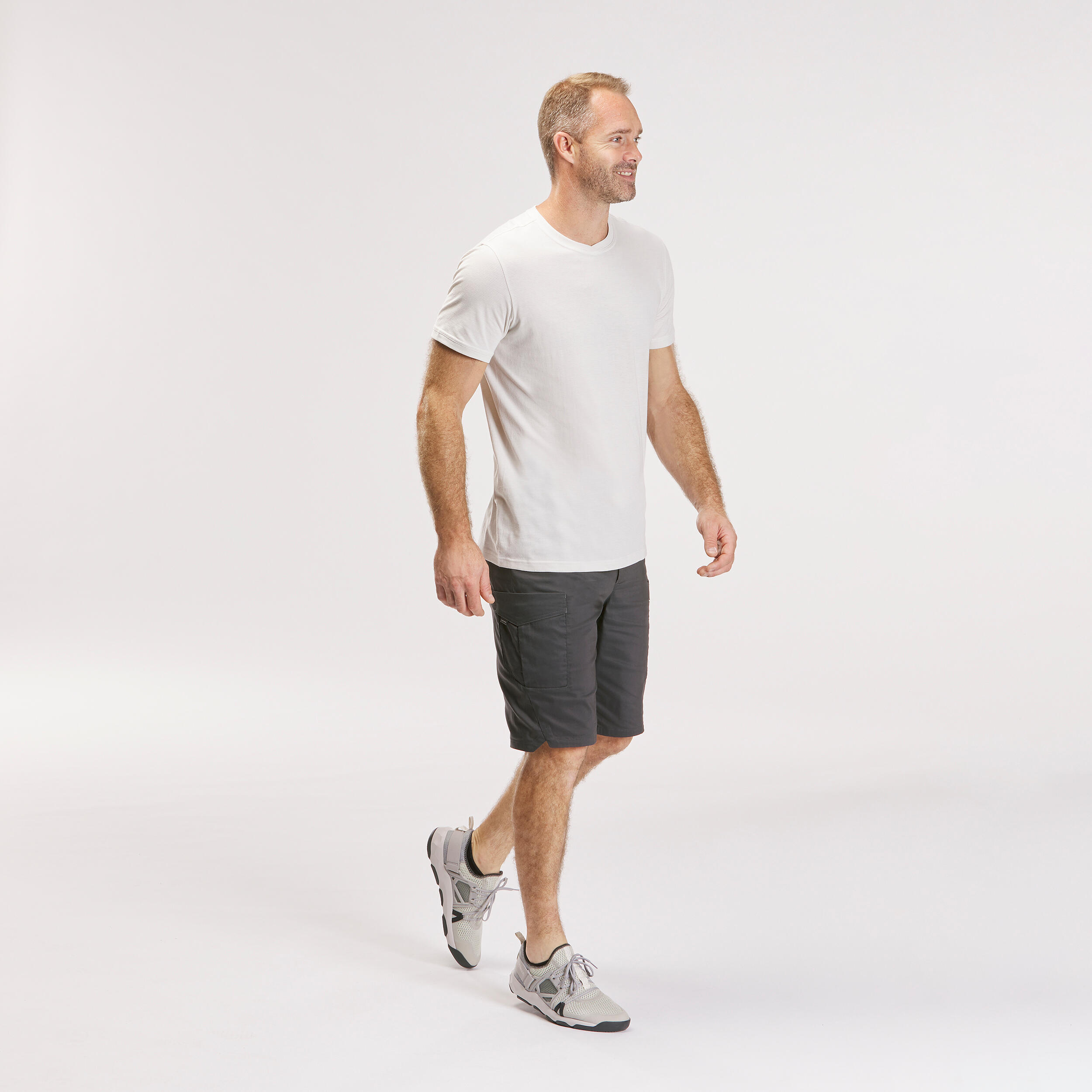 QUECHUA Men's Hiking T-shirt - NH550 Fresh