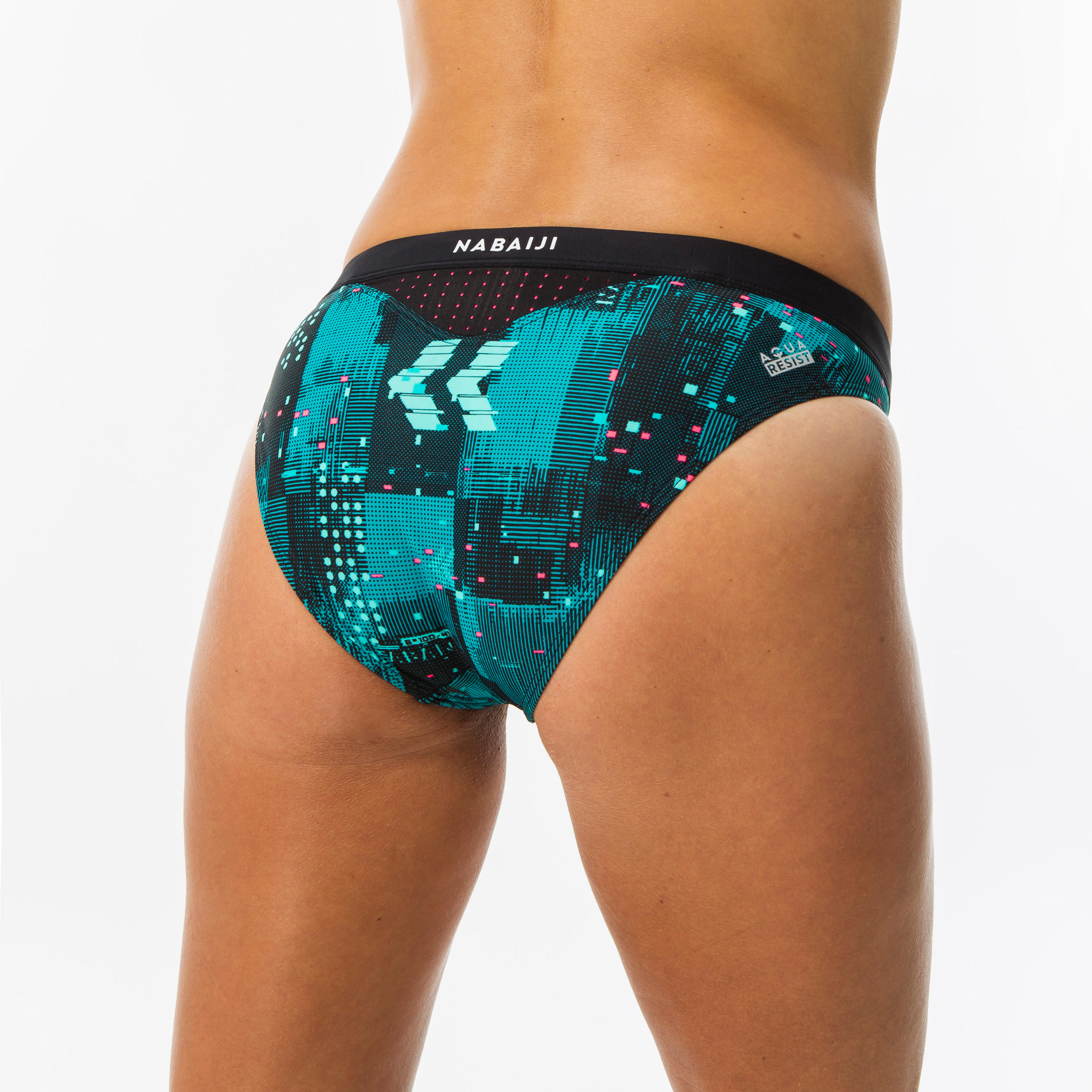 Women’s swimming briefs Kamyleon - All Map black 2/4