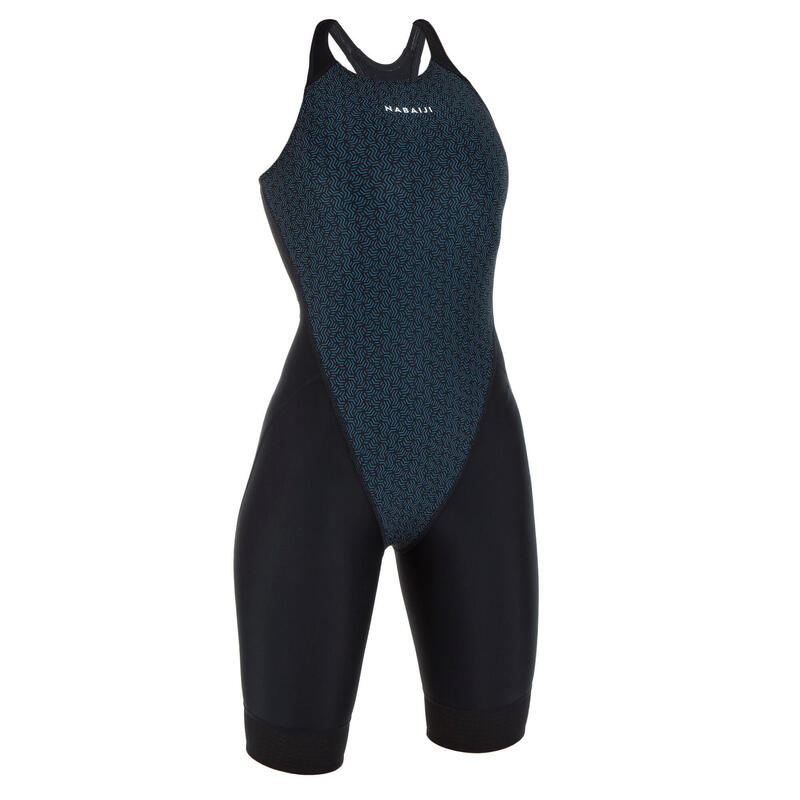 Schwimmanzug Shorty Kamyleon All Geo Damen schwarz