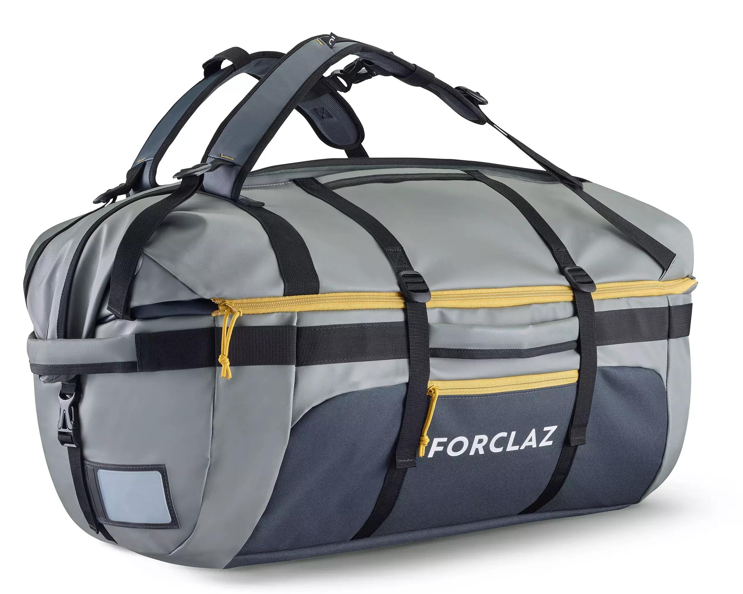 Fazer a reparação de uma mochila de trekking Extend 80/120L Cinzento
