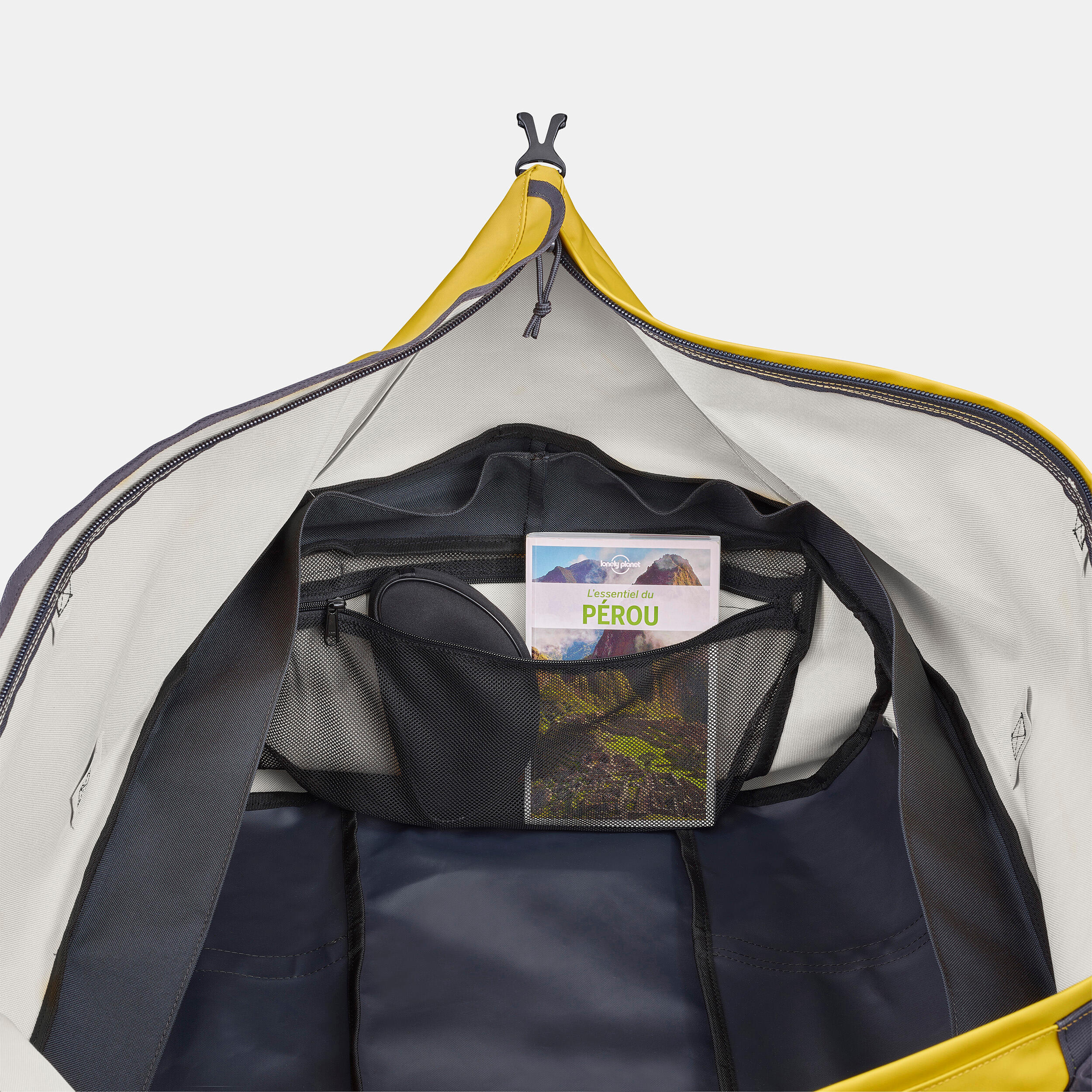 Maleta de Viaje de Montaña y Trekking, Forclaz, Extend 80/120 Litros,  Amarillo - Decathlon