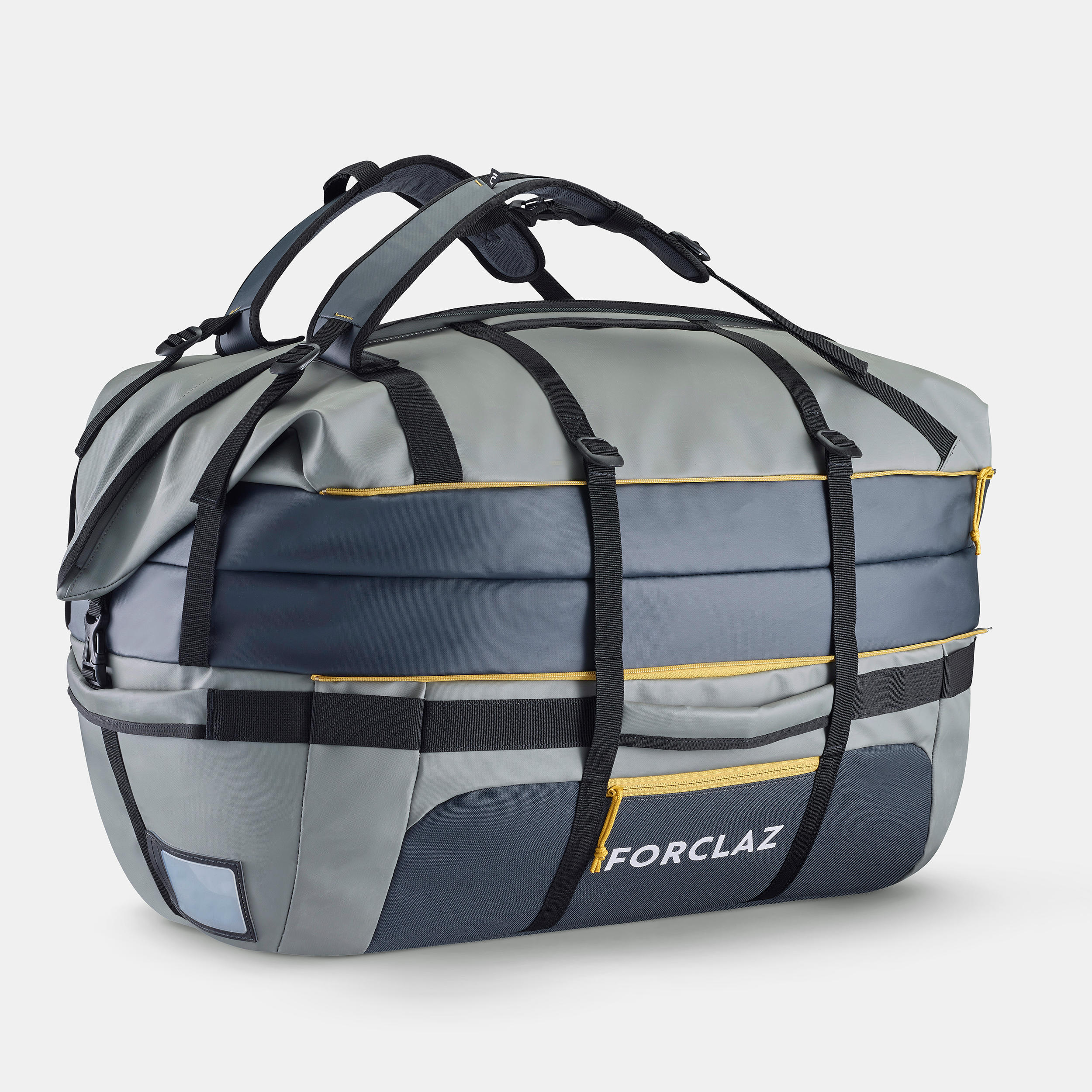 Maleta de Viaje de Montaña y Trekking, Forclaz, Extend 80/120 Litros, Gris  - Decathlon
