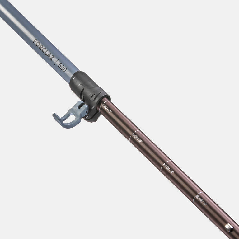 1 fast and precise adjustable hiking pole - MT500 grey