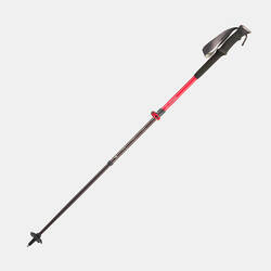 1 fast and precise adjustable hiking pole - MT500 red