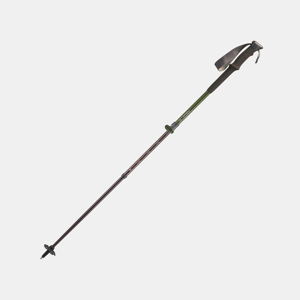 1 Hiking Pole with quick and precise adjustment - MT500 Green