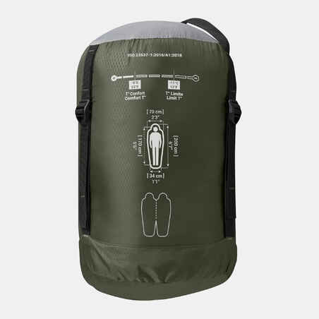 Trekking Sleeping Bag MT500 -5°C - Polyester