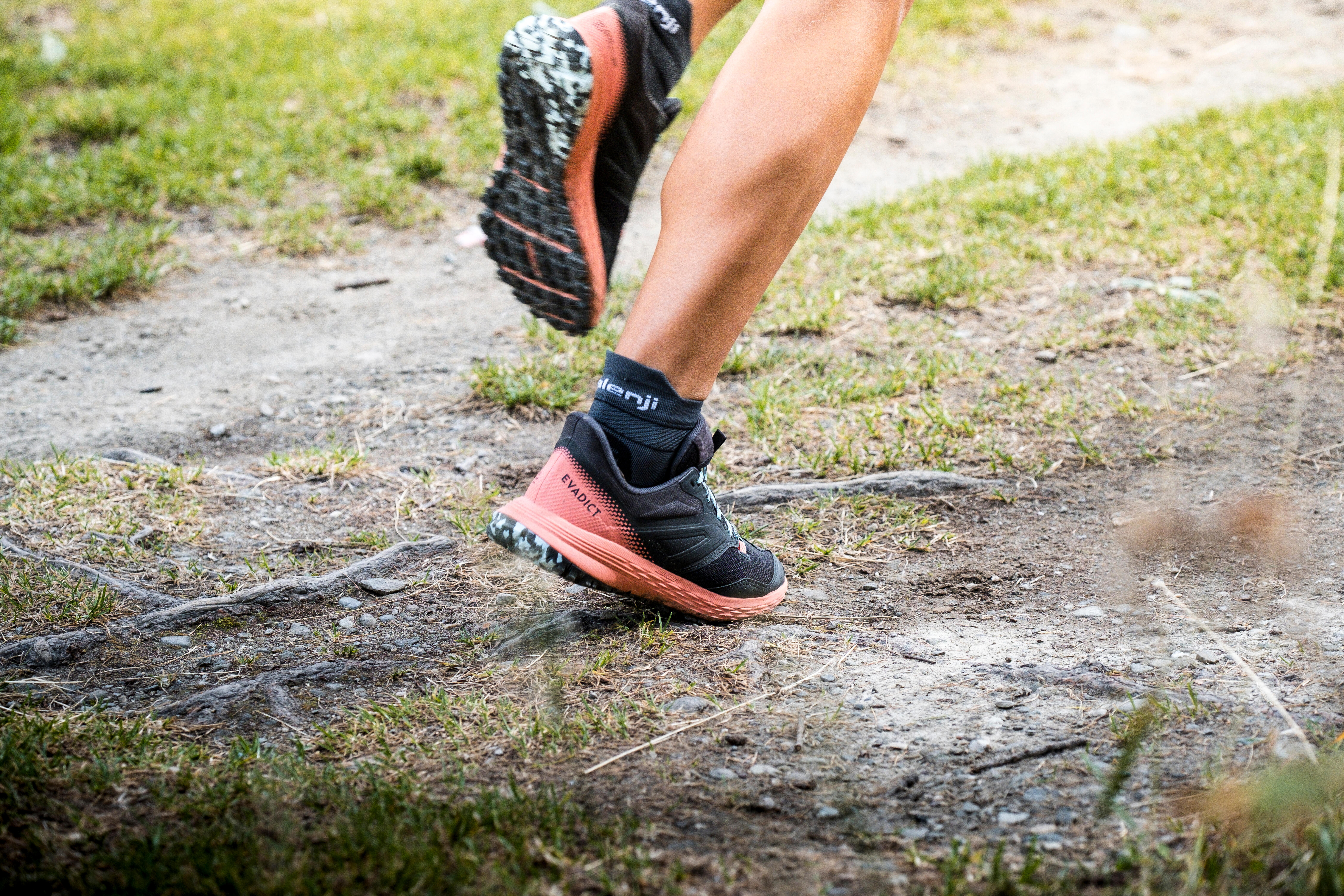 Women's Trail Running Shoes - TR 2 Black/Orange - EVADICT