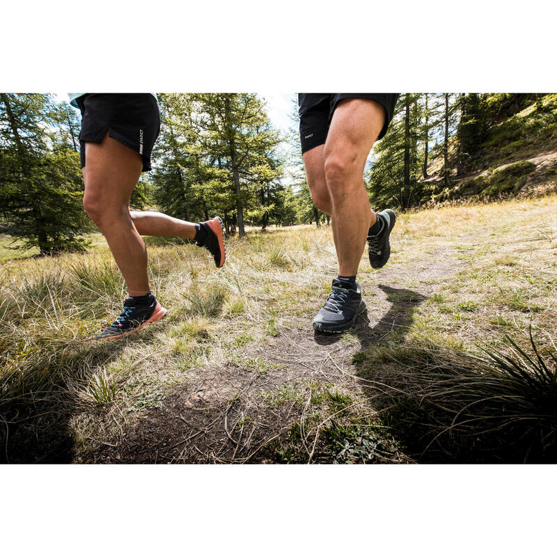 Trailschoenen voor heren TR2 zwart/groen