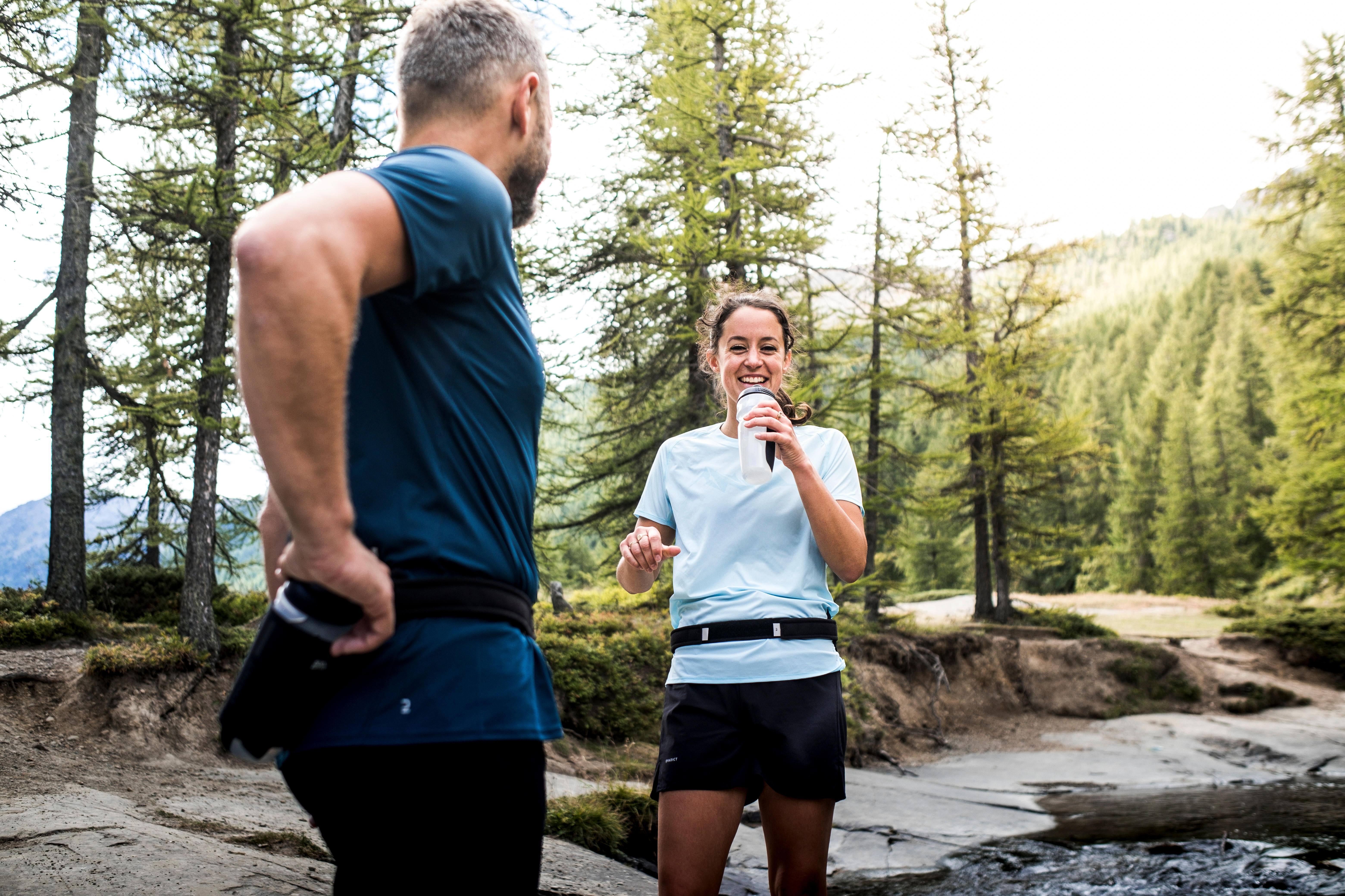 Ceinture d'hydratation de course sur sentier avec bouteille 500 ml - KIPRUN