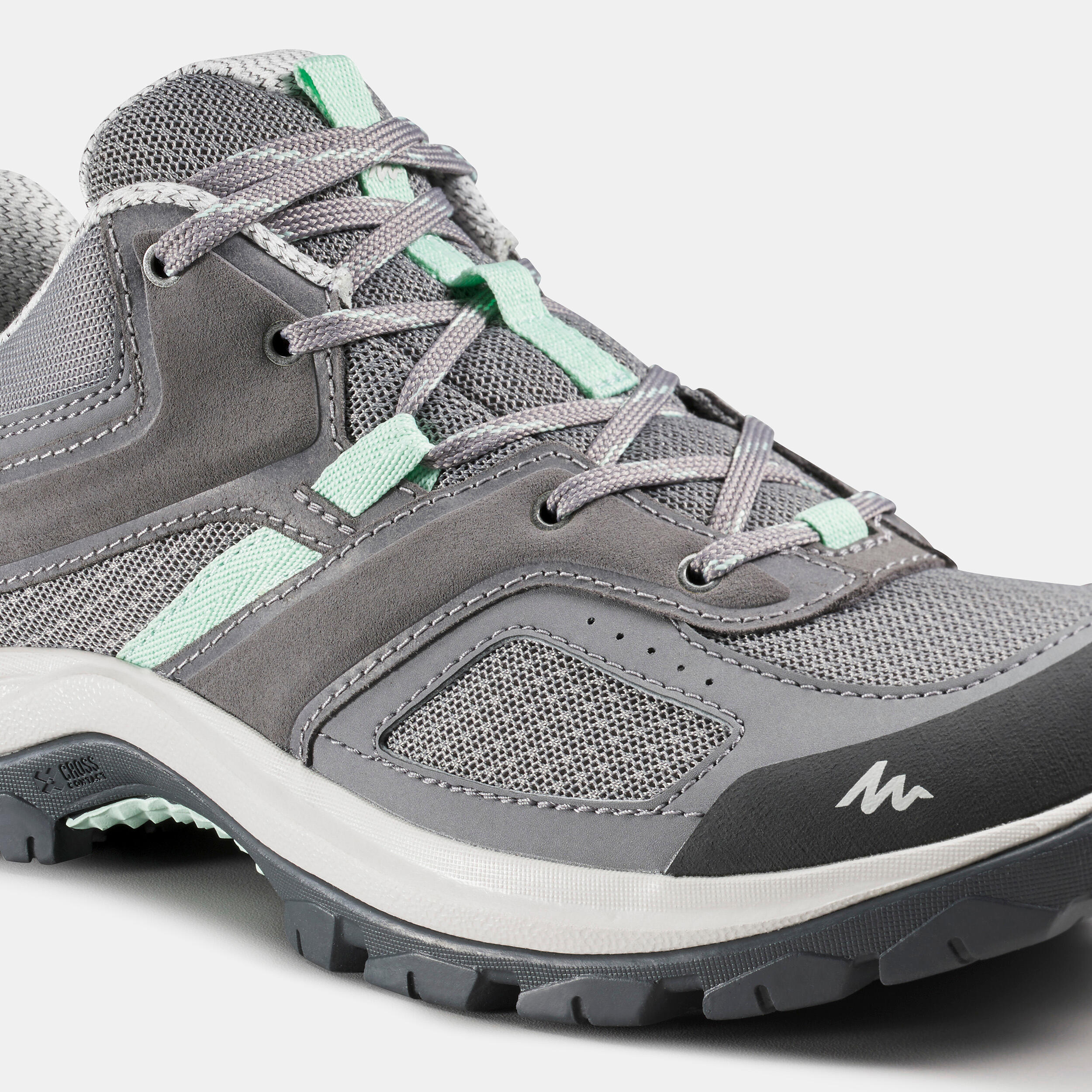 Women’s Hiking Shoes - MH 100 Grey - QUECHUA