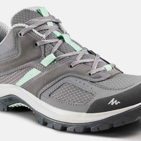 Zapatillas de montaña y trekking Mujer Quechua MH100 verde