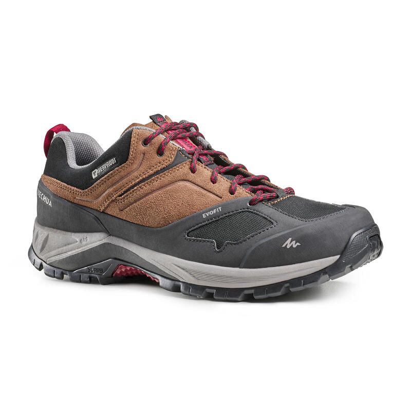 Men's waterproof mountain hiking shoes - MH500 - Brown