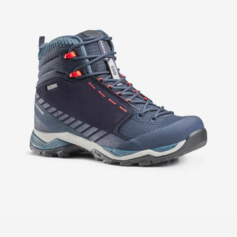 Women's waterproof walking boots - MH900 Mid - Blue QUECHUA - Decathlon