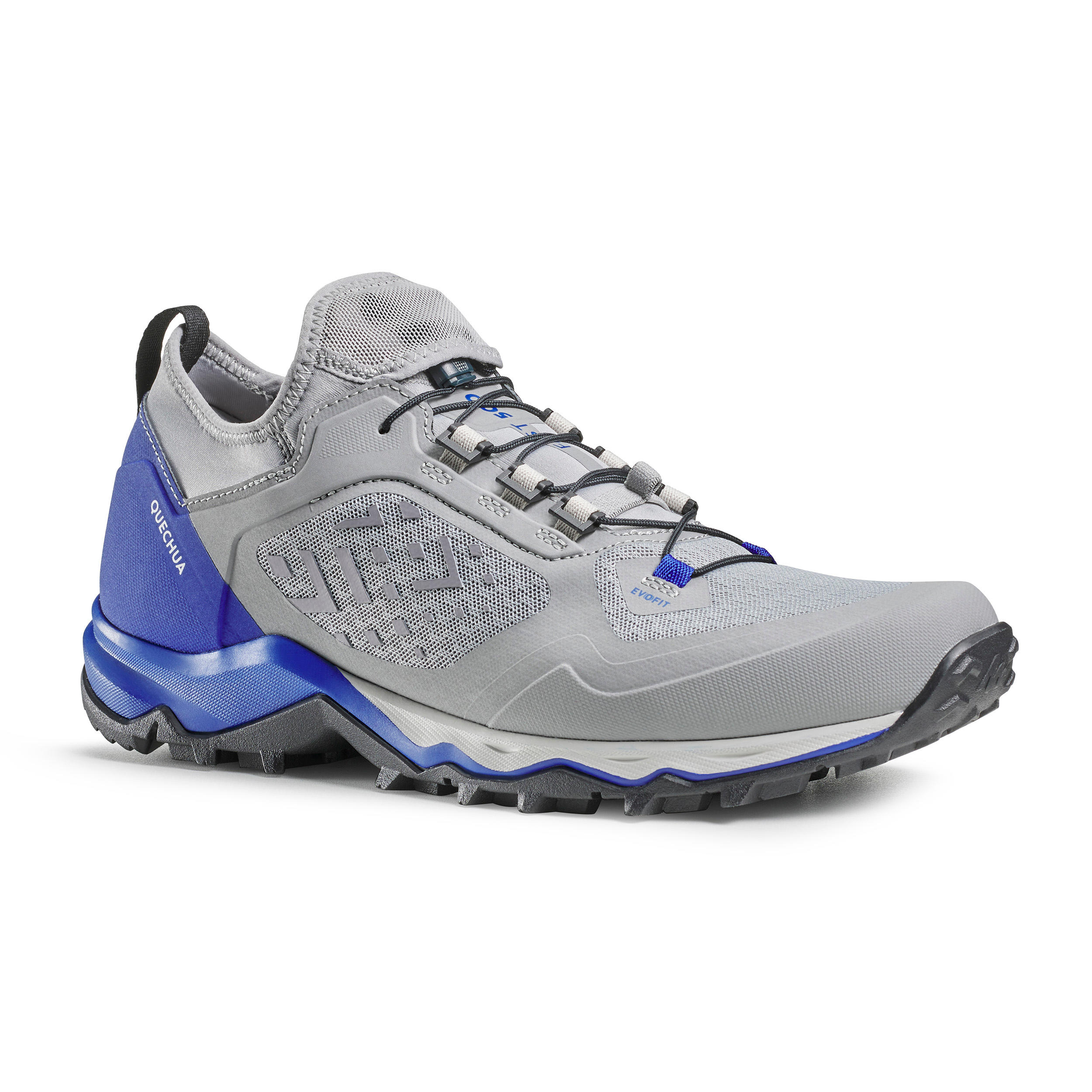 Scarpe trekking uomo FH500 grigio azzurre QUECHUA | DECATHLON